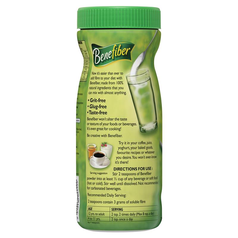 Load image into Gallery viewer, Benefiber Natural Fibre Supplement 74 Serves 261g
