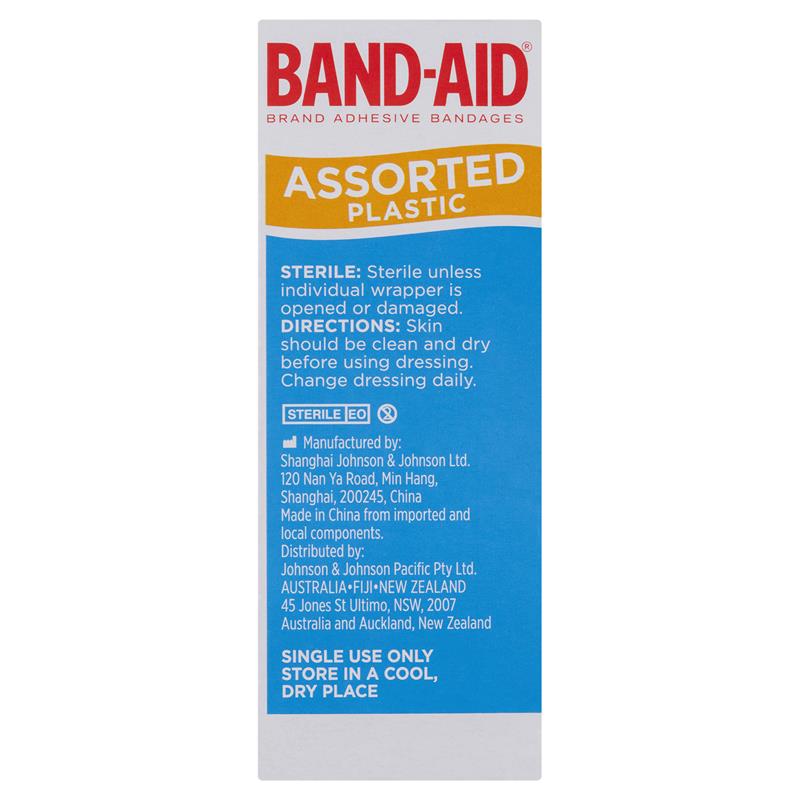 Load image into Gallery viewer, Band-Aid Plastic Strips Assorted Shapes 50 Pack
