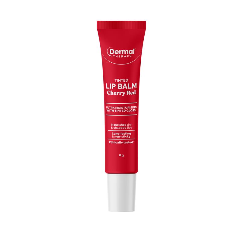 Load image into Gallery viewer, Dermal Therapy Tinted Lip Balm Cherry Red 8g
