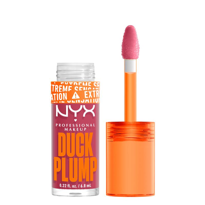 Load image into Gallery viewer, NYX Duck Plump Lip Plump Gloss Strike A Rose
