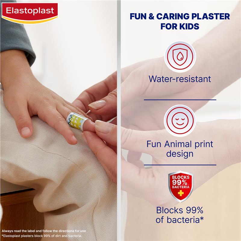 Load image into Gallery viewer, Elastoplast Kids Animal Plasters 20 Strips
