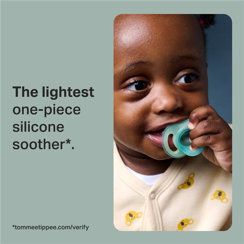 Load image into Gallery viewer, Tommee Tippee Ultralight Soother Night 18-36 Months 2 Pack
