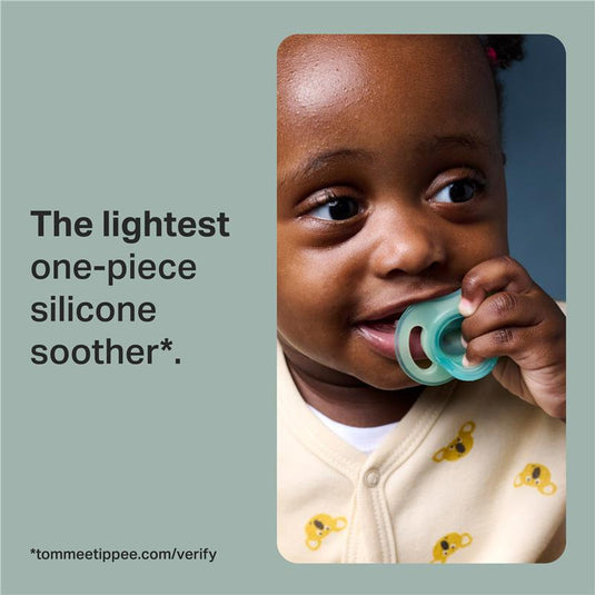Tommee Tippee Ultralight Soother Night 18-36 Months 2 Pack