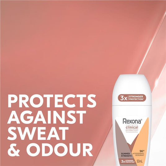 Rexona Women Clinical Protection Antiperspirant oll On Summer Strength 50ml