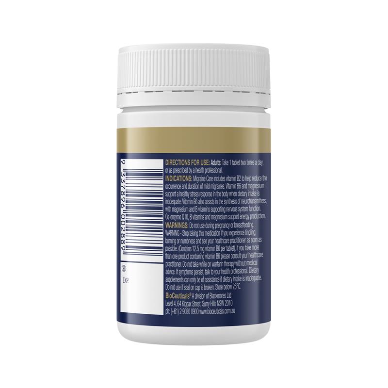 Load image into Gallery viewer, BioCeuticals Migraine Care 120 Tablets
