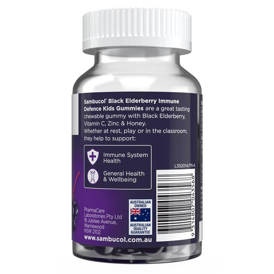 Sambucol Kids Immunity 120 Gummies Exclusive Size