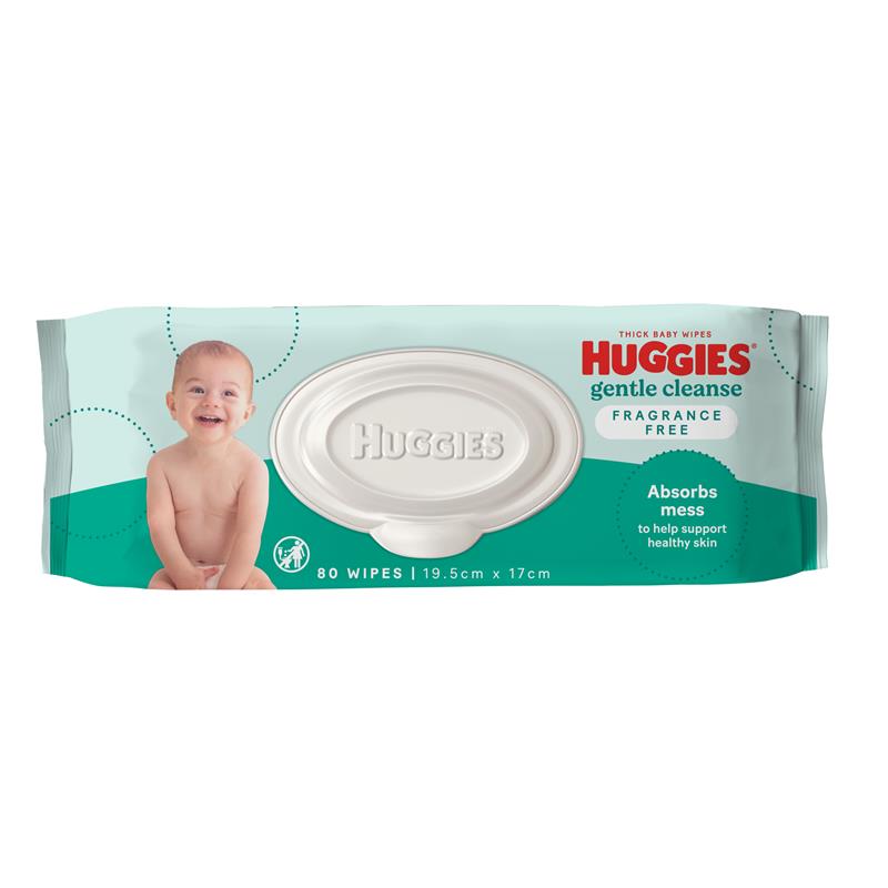 Load image into Gallery viewer, Huggies Baby Wipes Unscented 80 Refill
