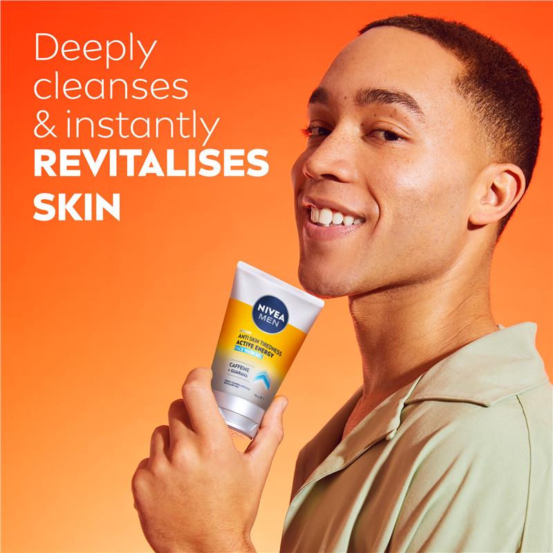 Load image into Gallery viewer, NIVEA MEN Active Energy Face Wash Gel 100ml
