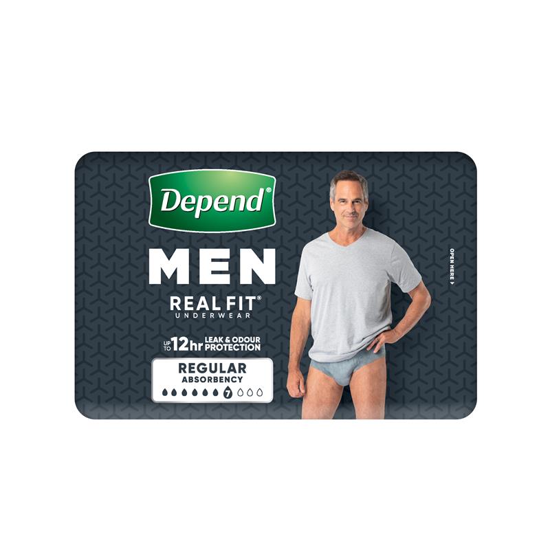 Load image into Gallery viewer, Depend Men Real Fit Underwear Large 8 Pack
