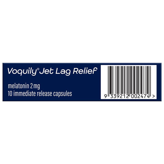 Voquily Jet Lag Relief 2mg Capsules 10 - Melatonin