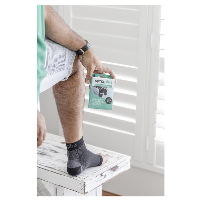 Load image into Gallery viewer, Synxplus Foot &amp; Ankle Sleeve Nude X Large
