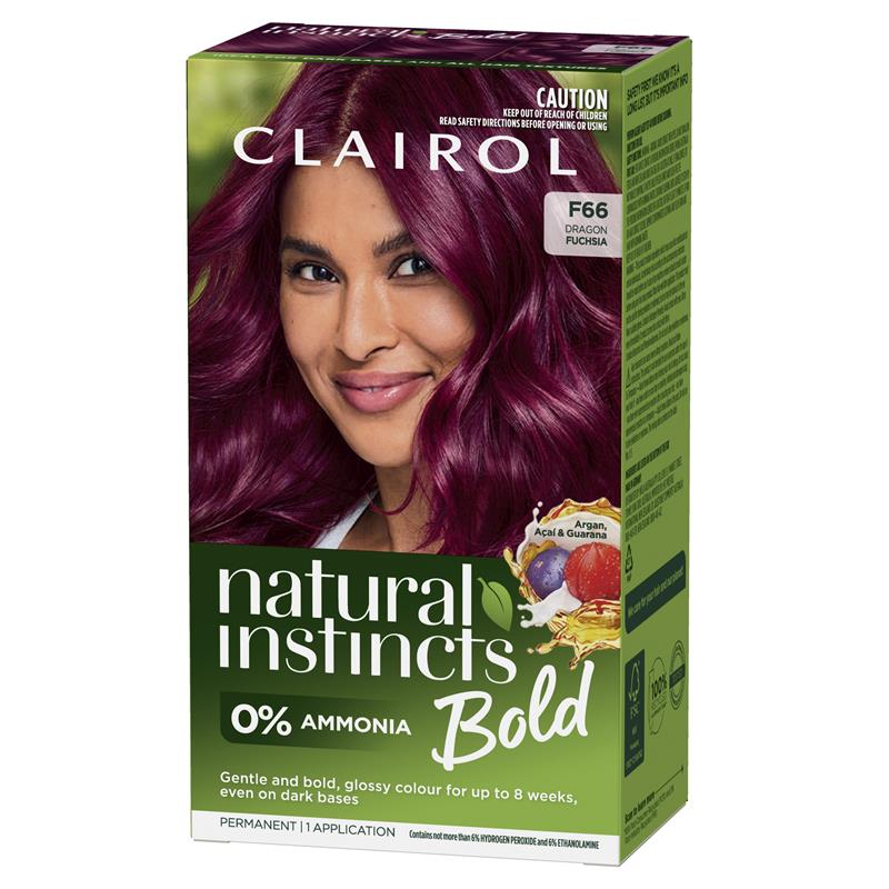 Load image into Gallery viewer, Clairol Natural Instincts Bold Fuchsia Permanent Hair Colour
