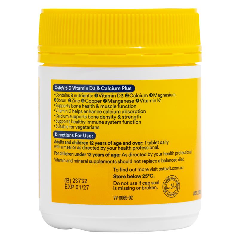 Load image into Gallery viewer, OsteVit-D Vitamin D3 &amp; Calcium Plus 110 Tablets
