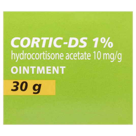 Cortic DS Ointment 1% 30g - Hydrocortisone (S3)