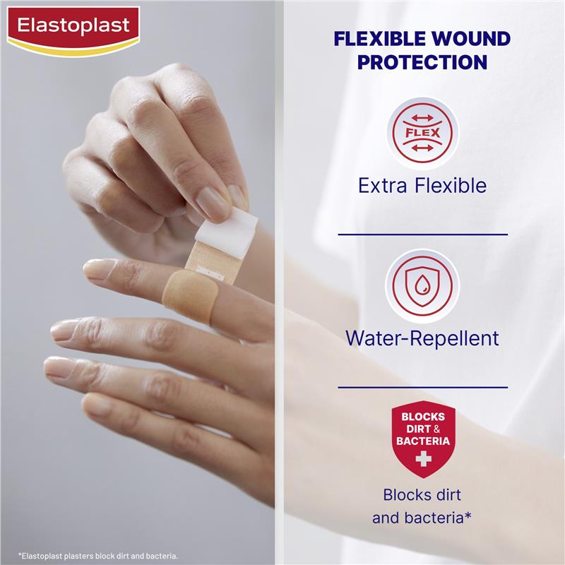 Load image into Gallery viewer, Elastoplast Flexible Fabric Strips 40 Pack
