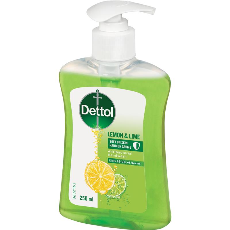 Load image into Gallery viewer, Dettol Lemon &amp; Lime Antibacterial Hand Wash Pump 250ml
