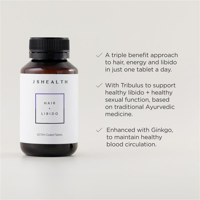 Load image into Gallery viewer, JSHealth Hair + Libido Formula 60 Tablets
