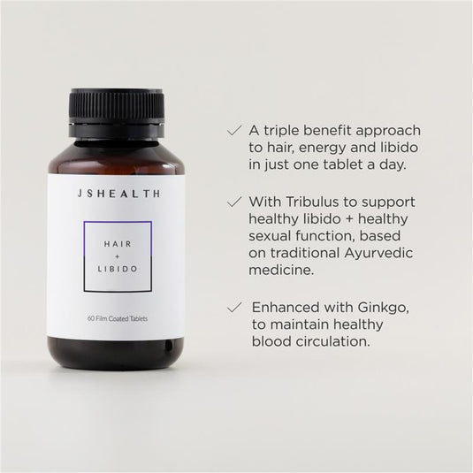JSHealth Hair + Libido Formula 60 Tablets