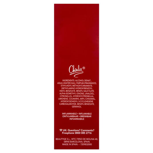 Revlon Charlie Red Eau de Toilette 100ml