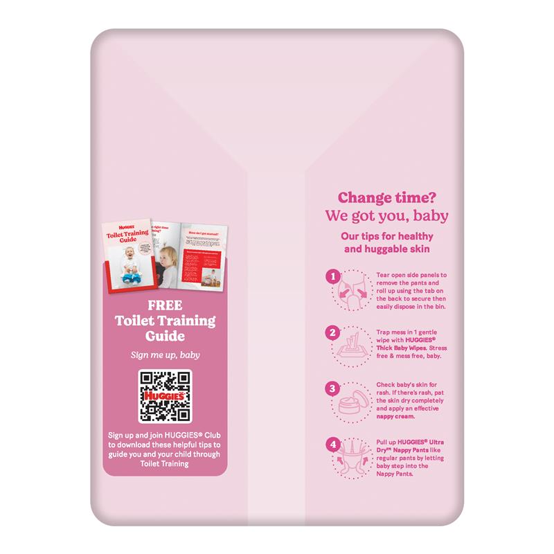 Load image into Gallery viewer, Huggies Ultra Dry Nappy Pants Size 6 15kg &amp; Over Girl 24 Pack
