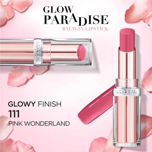 L'Oreal Paris Glow Paradise Balm-In-Lipstick 111 Pink Wonderland