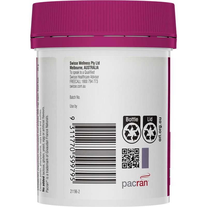 Load image into Gallery viewer, Swisse Cranberry 90 Capsules
