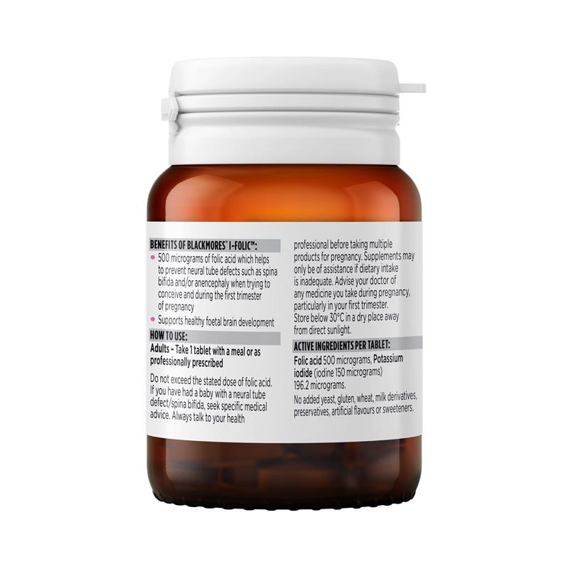 Load image into Gallery viewer, Blackmores I-Folic 150 Tablets
