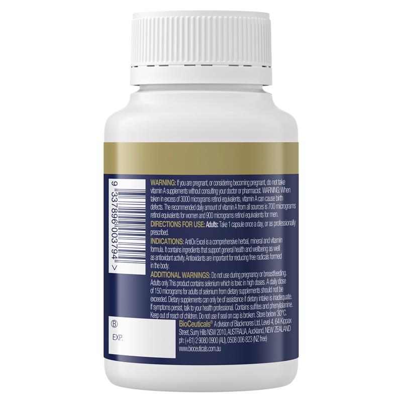 Load image into Gallery viewer, Bioceuticals AntiOx Excel 60 Capsules
