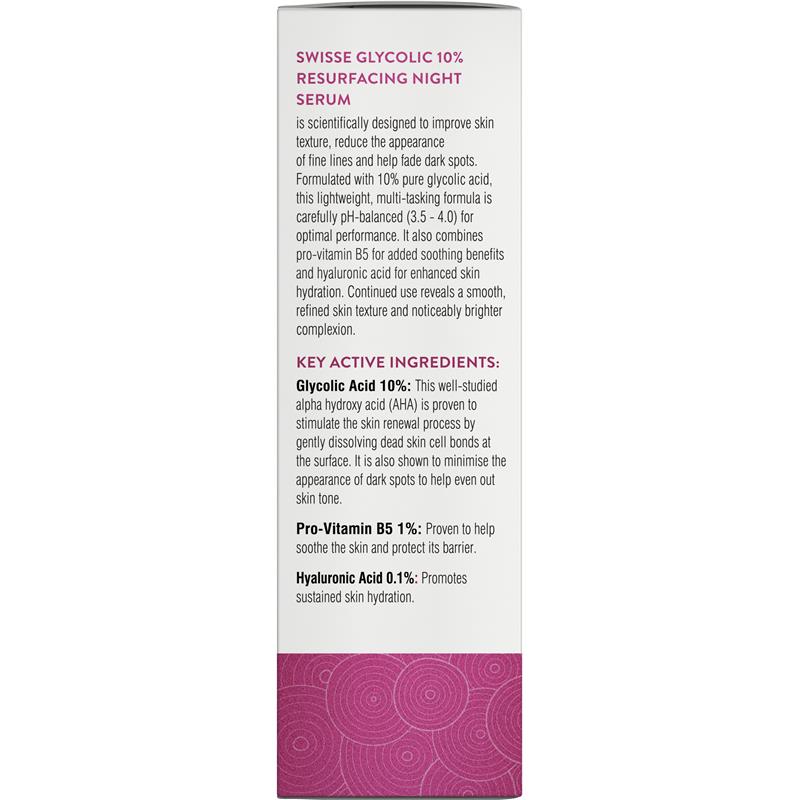 Load image into Gallery viewer, Swisse Skincare Glycolic 10% Resurfacing Night Serum 30ml

