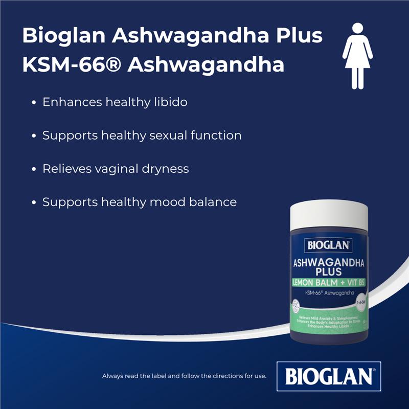 Load image into Gallery viewer, Bioglan Ashwagandha Plus 60 Tablets
