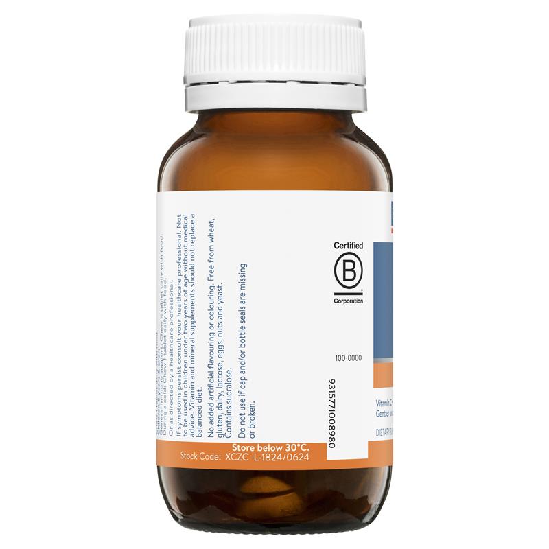 Load image into Gallery viewer, Ethical Nutrients Extra C Zingles Orange 50 Tablets

