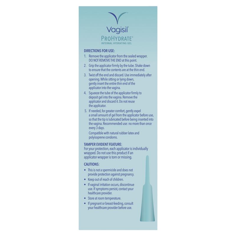 Load image into Gallery viewer, Vagisil ProHydrate Internal Hydrating Gel 6 x 5g
