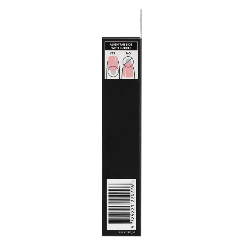 Load image into Gallery viewer, Glam By Manicare Glam Ready Pre-Glued Nails Rose Petal Jelly 30 Pieces
