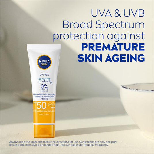 NIVEA Sun SPF 50 UV Face Sensitive 50ml