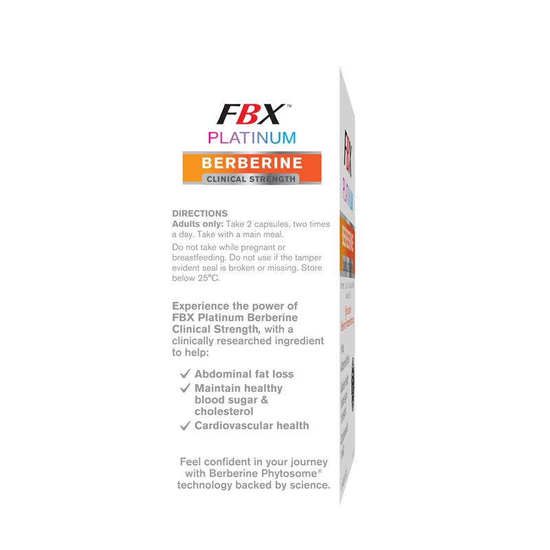 Load image into Gallery viewer, FBX Platinum Berberine Clinical Strength 40 Capsules
