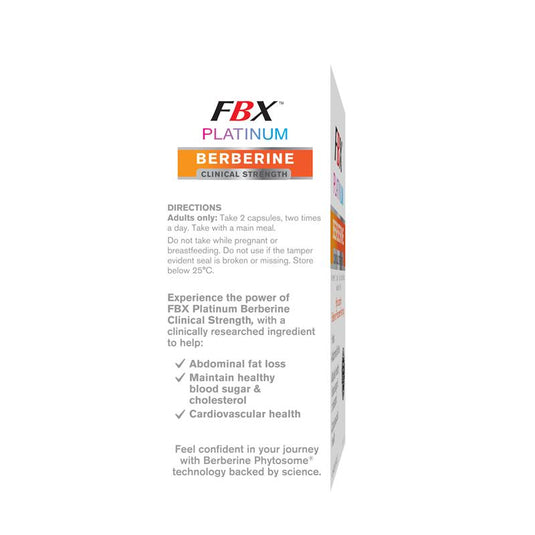 FBX Platinum Berberine Clinical Strength 40 Capsules