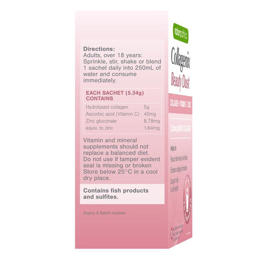 Naturopathica Collagenix Beauty Dust 5000mg 15 x 50g Sachets