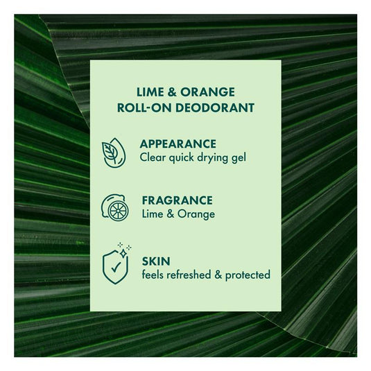 Akin Lime & Orange Deodorant Roll On 65ml
