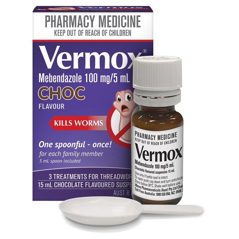 Load image into Gallery viewer, Vermox Chocolate Suspension 15ml
