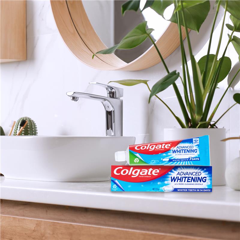 Load image into Gallery viewer, Colgate Toothpaste Advanced Whitening 115g
