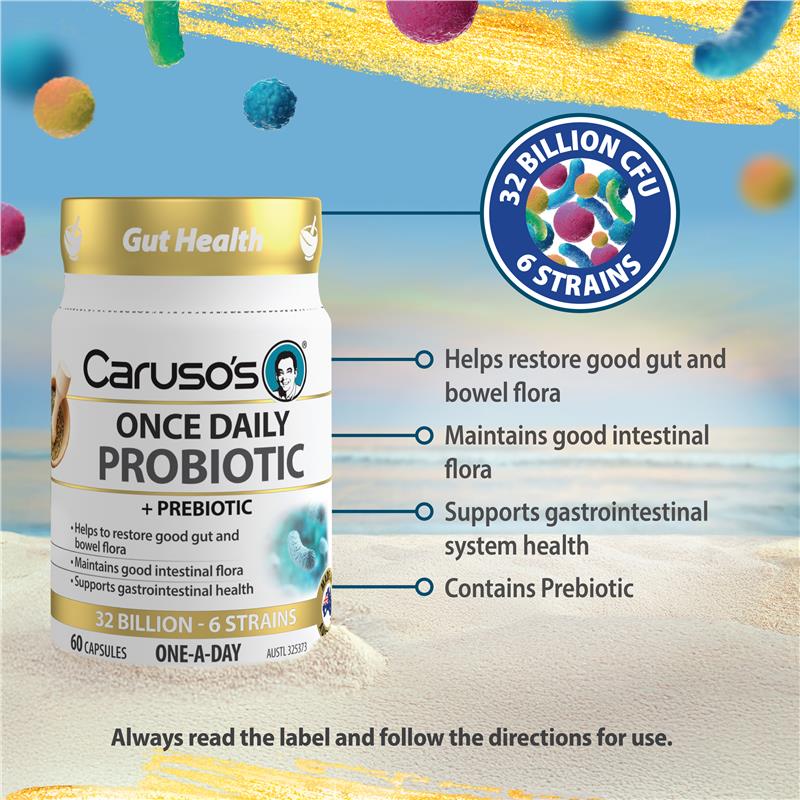 Load image into Gallery viewer, Carusos Probiotic Once Daily 60 Capsules
