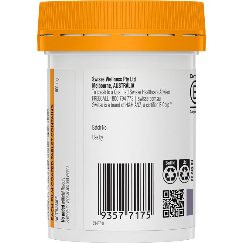 Load image into Gallery viewer, Swisse Ultiboost Vitamin B3 60 Tablets

