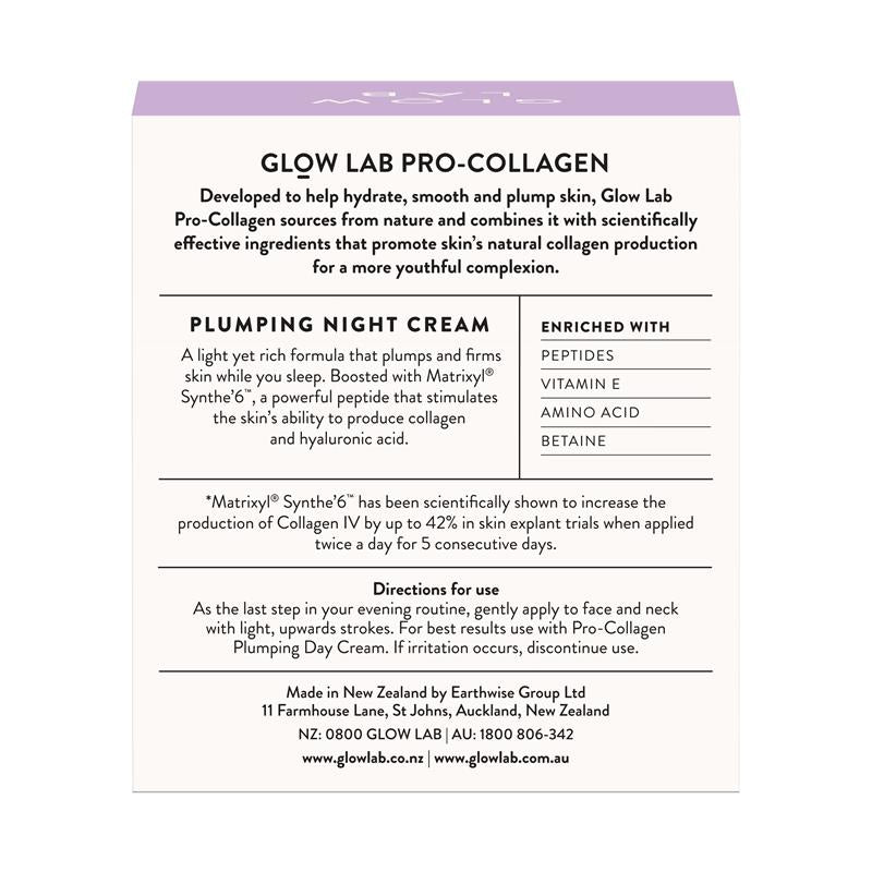 Load image into Gallery viewer, Glow Lab Pro Collagen Plumping Night Cream 50g

