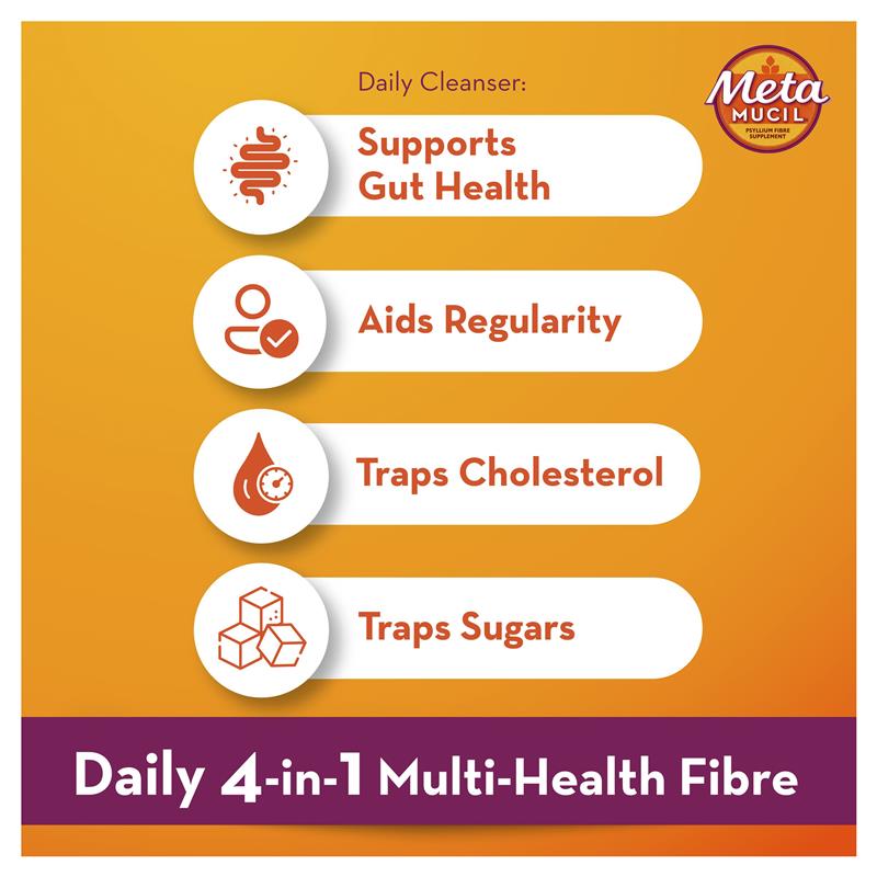 Load image into Gallery viewer, Metamucil Fibre Supplement Smooth Orange 180 Dose
