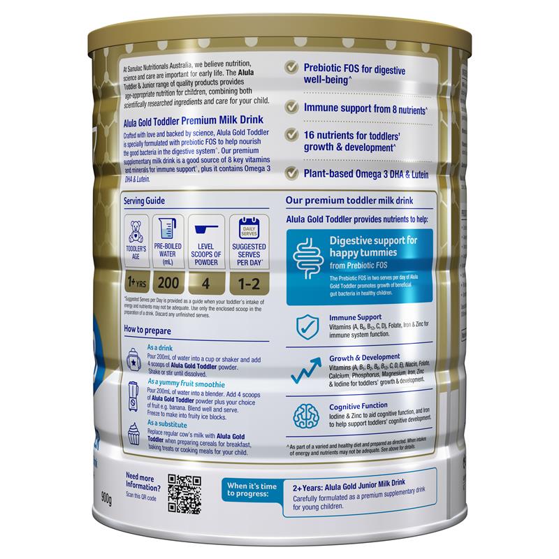 Load image into Gallery viewer, Alula Gold Stage 3 Toddler Milk Drink 1 Year+ 900g
