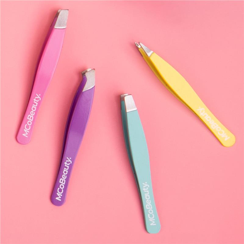 Load image into Gallery viewer, MCoBeauty Perfect Tweezers Professional 4 Pack Set
