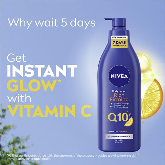 NIVEA Q10 + Vitamin C Rich Firming Body Lotion 400ml