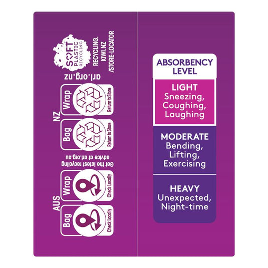 Poise Extra Light Liner Bulk 30 Pack