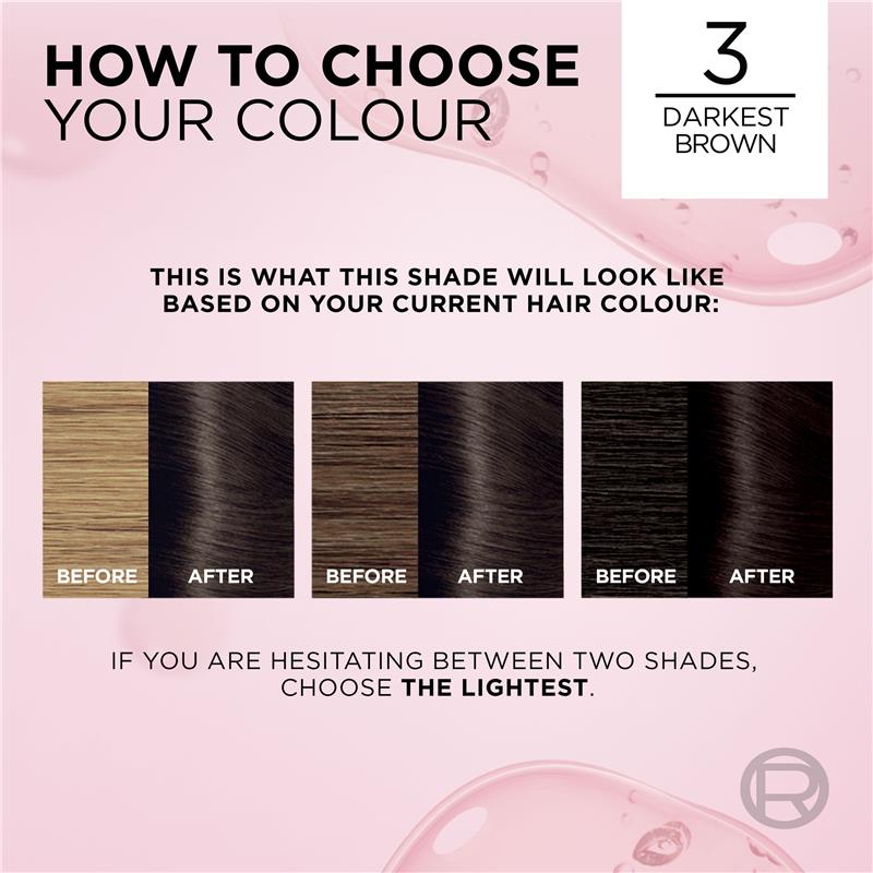 Load image into Gallery viewer, L'Oreal Excellence Creme 3 Darkest Brown Hair Colour

