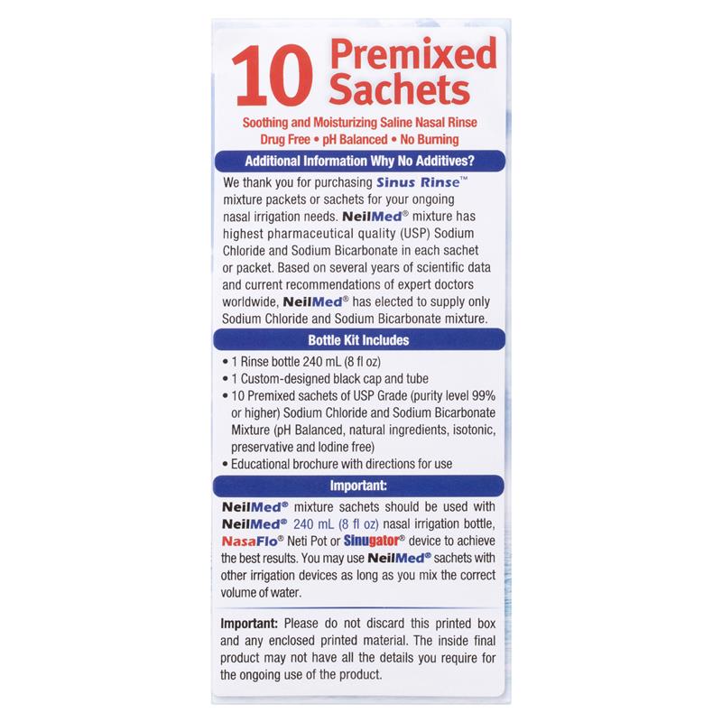 Load image into Gallery viewer, NeilMed Sinus Rinse Starter Kit 10 Sachets
